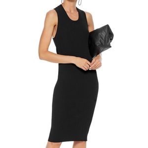BRAND NEW Helmut Lang black knitted dress